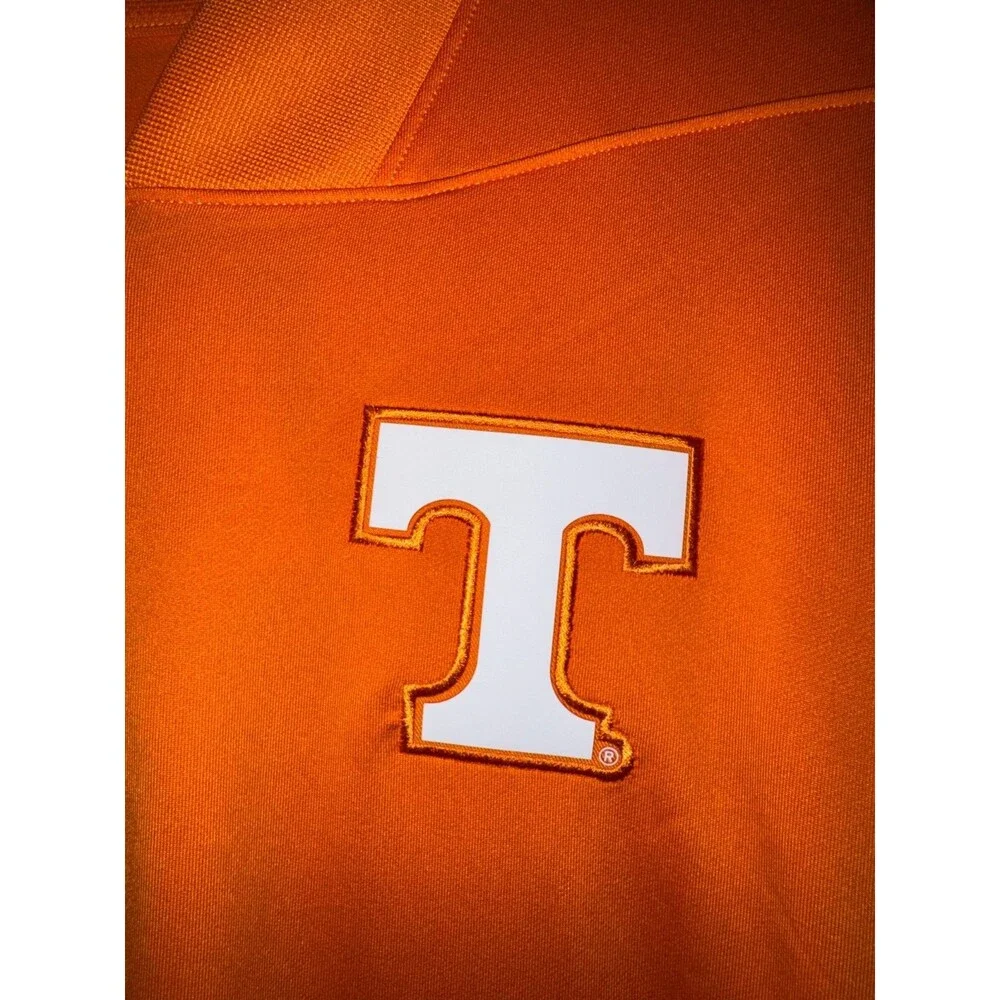 Men's L Nike Tennessee Volunteers Team Issued Sideline Coach 1/2 Zip Jacket NEW